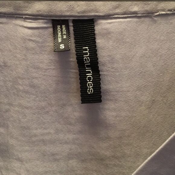 3/$20 Maurices 100% Polyester Blouse - Picture 3 of 8
